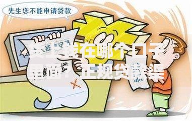 货上钱在哪个口子里面？正规贷款渠道解析与避坑指南
