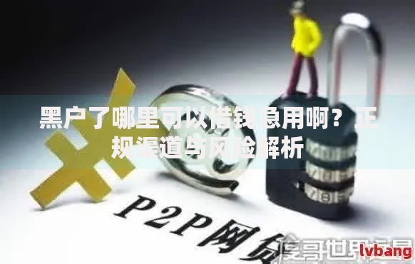 黑户了哪里可以借钱急用啊？正规渠道与风险解析