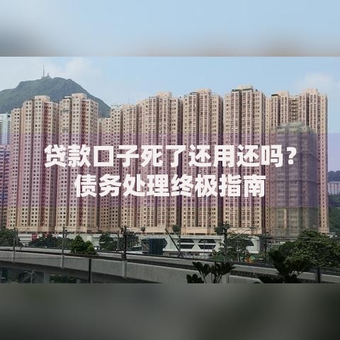 贷款口子死了还用还吗？债务处理终极指南