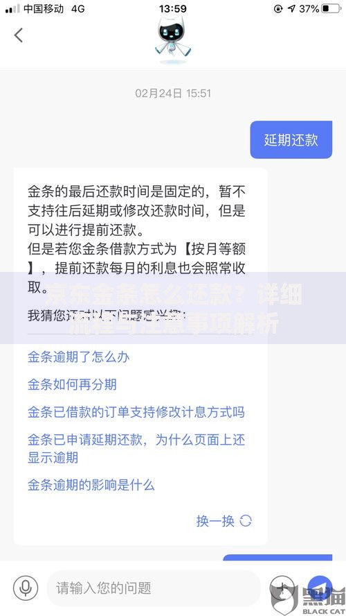 京东金条怎么还款？详细流程与注意事项解析