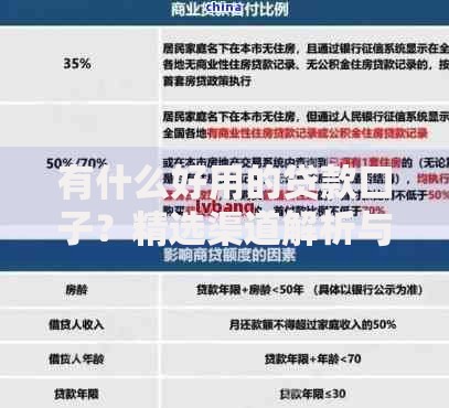有什么好用的贷款口子？精选渠道解析与避坑指南