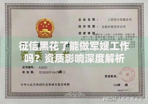 征信黑花了能做军嫂工作吗？资质影响深度解析