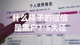 什么样子的征信是黑户？5大征信问题深度解析