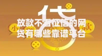 放款不看征信的网贷有哪些靠谱平台？申请攻略全解析
