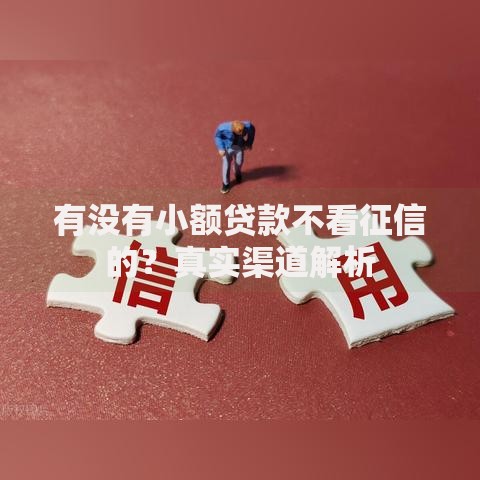 有没有小额贷款不看征信的？真实渠道解析