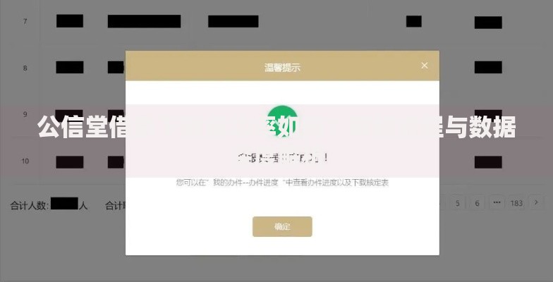 公信堂借条下款成功率如何？审核流程与数据深度解析