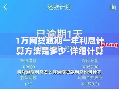 1万网贷逾期一年利息计算方法是多少-详细计算步骤解析