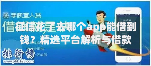 征信花了去哪个app能借到钱？精选平台解析与借款技巧