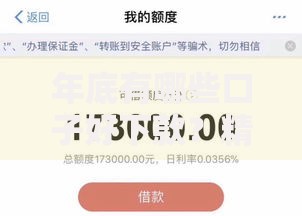 年底有哪些口子好下款？精选正规低息渠道推荐