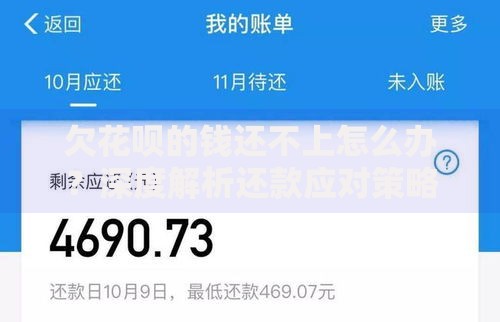 欠花呗的钱还不上怎么办?深度解析还款应对策略 欠花呗的钱还不上怎么办?深度解析还款应对策略