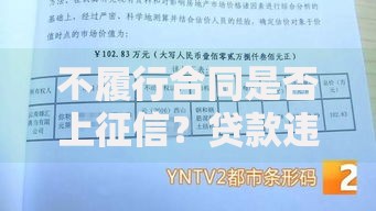 不履行合同是否上征信？贷款违约后果详解