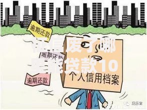 征信废了哪里能贷款10万？这些渠道或许能解决难题