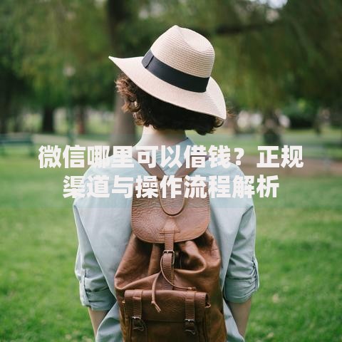 微信哪里可以借钱？正规渠道与操作流程解析