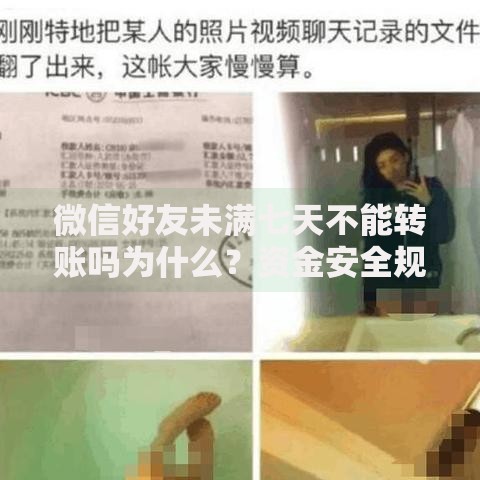 微信好友未满七天不能转账吗为什么？资金安全规则深度解析