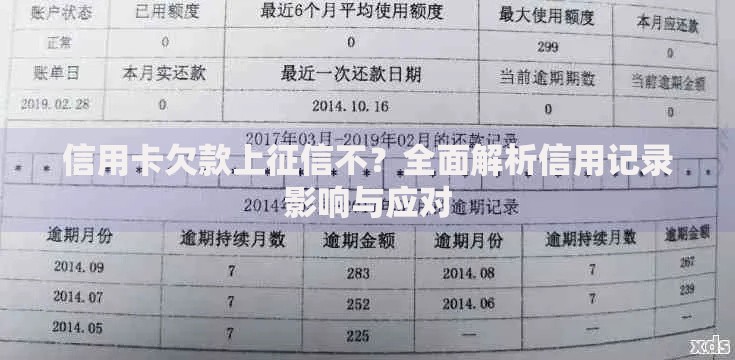 信用卡欠款上征信不？全面解析信用记录影响与应对