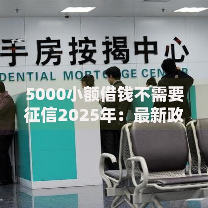 5000小额借钱不需要征信2025年：最新政策与申请攻略