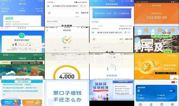嘿口子贷款链接申请条件、利率及安全使用全解析