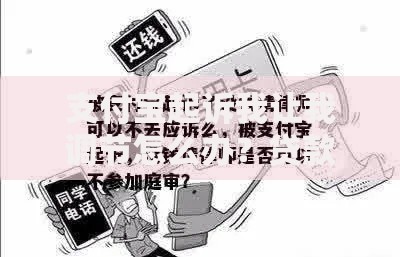 支付宝起诉我让我调节怎么办？贷款纠纷应对指南