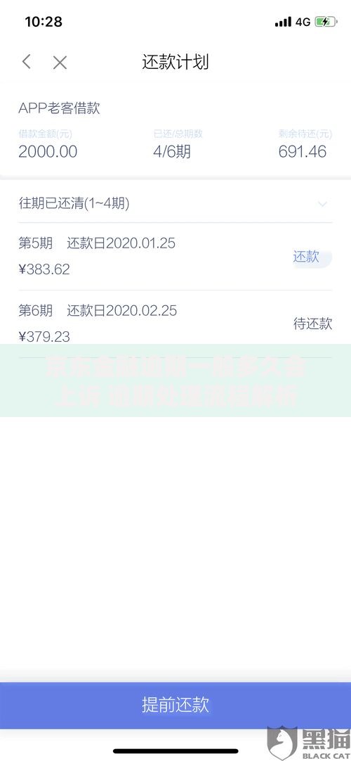 京东金融逾期一般多久会上诉 逾期处理流程解析