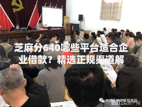芝麻分640哪些平台适合企业借款？精选正规渠道解析
