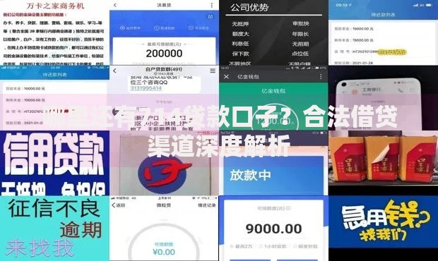 哪里还有714贷款口子？合法借贷渠道深度解析