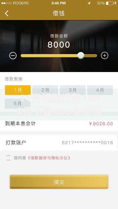 14天短期借款1000元下载app全流程解析与注意事项