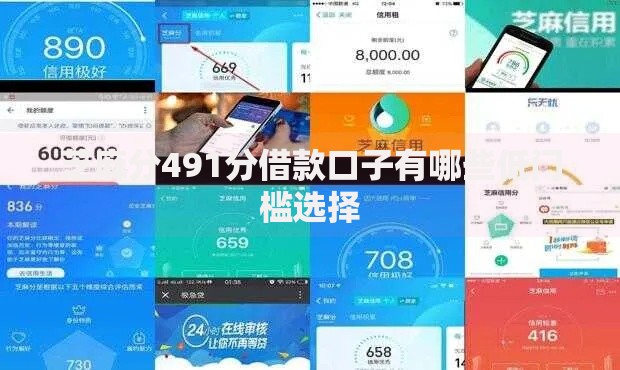 芝麻分491分借款口子有哪些低门槛选择 芝麻分491分借款口子有哪些低门槛选择