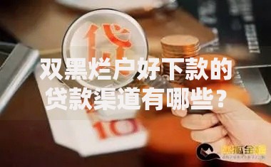 双黑烂户好下款的贷款渠道有哪些？深度解析申请策略