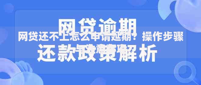 网贷还不上怎么申请延期？操作步骤与注意事项