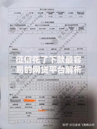 征信花了下款最容易的网贷平台解析 征信花了下款最容易的网贷平台解析