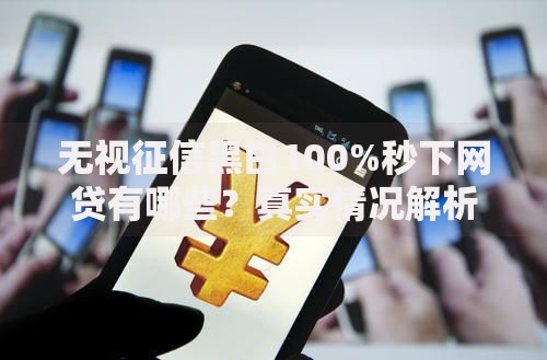 无视征信黑白100%秒下网贷有哪些？真实情况解析