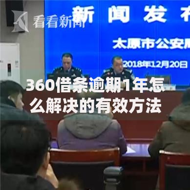 360借条逾期1年怎么解决的有效方法与应对策略
