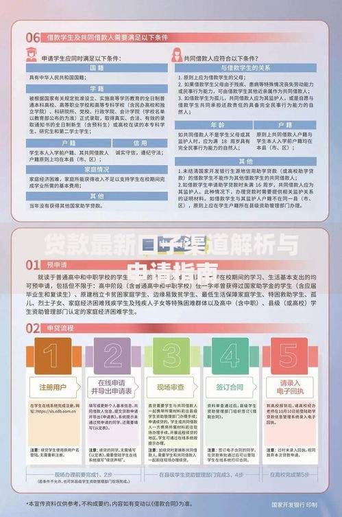 贷款最新口子渠道解析与申请指南