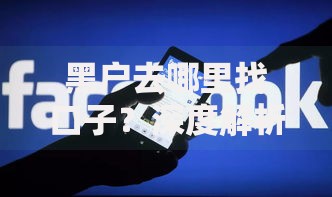 黑户去哪里找口子？深度解析5大正规借贷途径