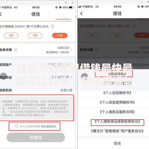 征信不好哪里借钱最快最好通过18岁？精选渠道与注意事项解析