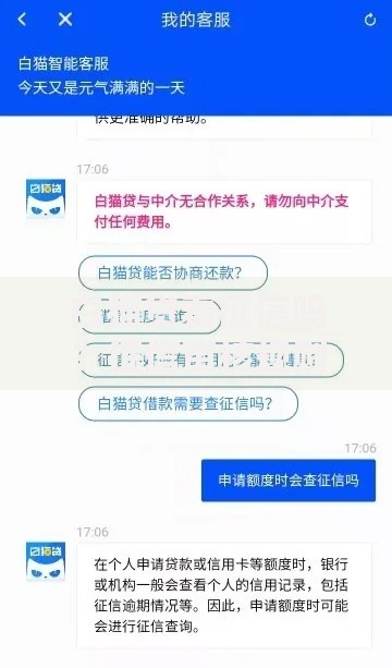 白猫贷看征信吗？征信审核规则深度解析