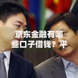 京东金融有哪些口子借钱？平台贷款产品全解析