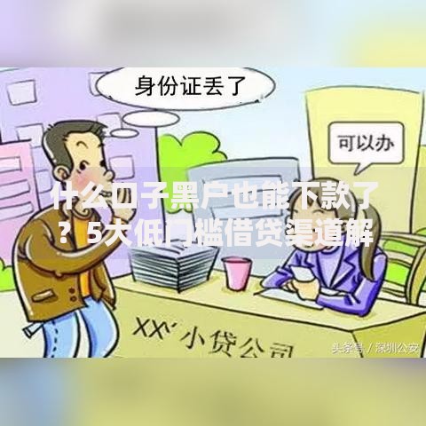 什么口子黑户也能下款了？5大低门槛借贷渠道解析