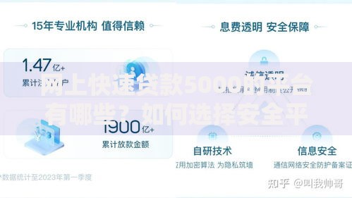 网上快速贷款5000的平台有哪些？如何选择安全平台