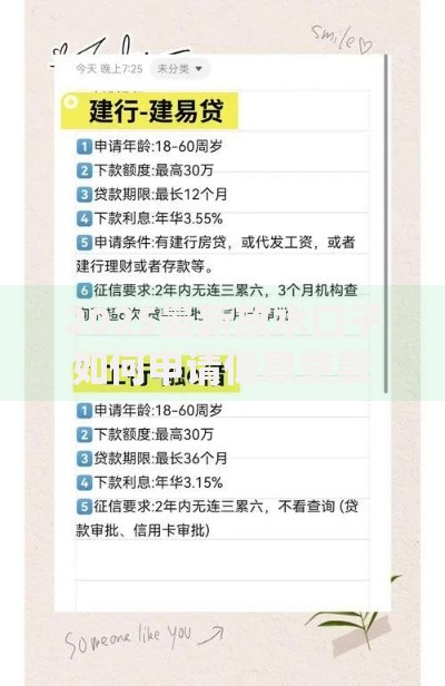 2025最新放水口子如何申请低息贷款