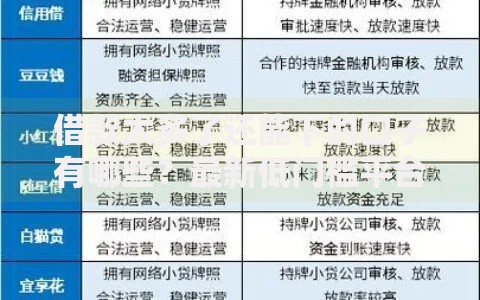 借款太多了还能下的口子有哪些？最新低门槛平台解析