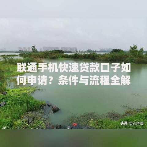 联通手机快速贷款口子如何申请？条件与流程全解析