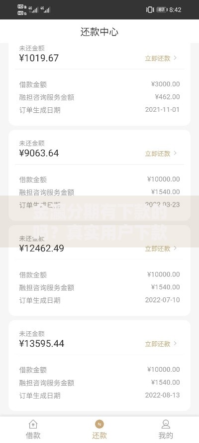 金瀛分期有下款的吗？真实用户下款案例深度解析