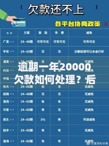 逾期一年20000欠款如何处理？后果与协商还款全解析