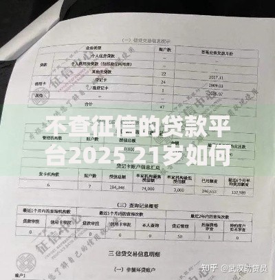 不查征信的贷款平台2025 21岁如何申请及风险解析