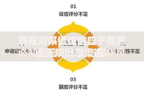 现在可以借钱的口子有哪些正规低息渠道？