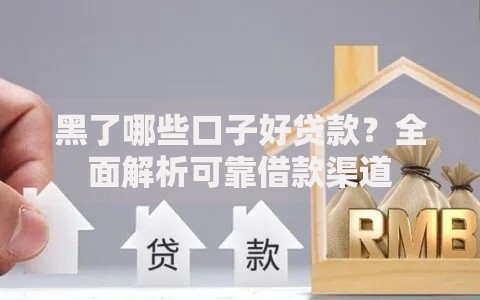 黑了哪些口子好贷款？全面解析可靠借款渠道