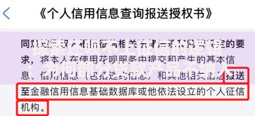 探索还呗不上征信的逻辑：为何部分贷款产品不纳入信用报告？