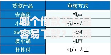 哪个借款平台最容易下款？资质要求+审批流程全解析