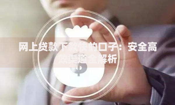 网上贷款下款快的口子：安全高效渠道全解析